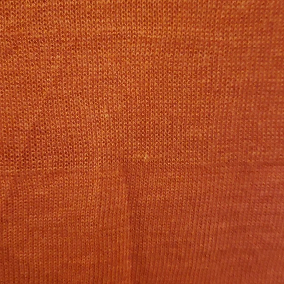 Mesh Tonal Stripped Orange Top Fall HALLOWEEN - Picture 10 of 14